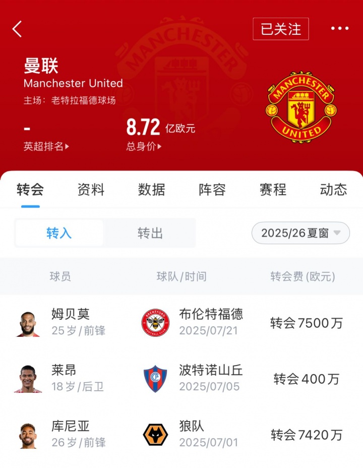 被证明未达, 转攻英超实